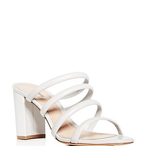 Schutz Women's Felisa Leather High Block Heel Sandals