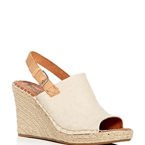 Toms Women's Monica Hemp Espadrille Platform Wedge Sandals