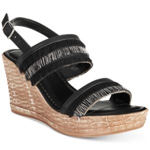 Tuscany by Easy Street Zaira Wedge Sandals Women's Shoes