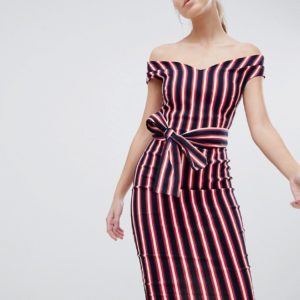 Vesper Stripe Pencil Dress - Multi