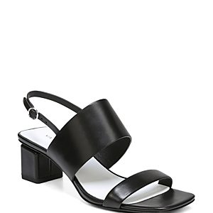 Via Spiga Women's Forte Leather Slingback Block Heel Sandals