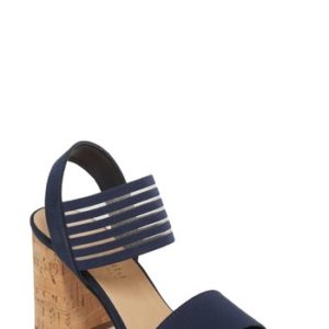 Women's Bella Vita Dan Block Heel Sandal, Size 6 N - Blue