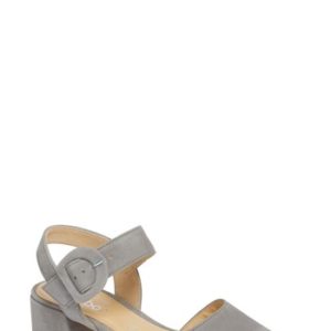 Women's Gabor Block Heel Sandal, Size 6 M - Grey