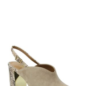 Women's J. Renee Maarya Block Heel Sandal, Size 6.5 B - Beige