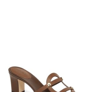 Women's Jimmy Choo Damaris Block Heel Sandal, Size 10US / 40EU - Brown