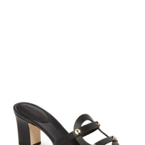 Women's Jimmy Choo Damaris Block Heel Sandal, Size 4US / 34EU - Black