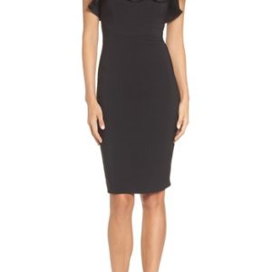 Women's Maria Bianca Nero Strapless Ruffle Cocktail Dress