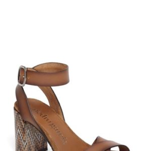 Women's Pedro Garcia Yemba Embellished Heel Sandal, Size 5US / 35EU - Brown