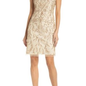 Women's Pisarro Nights Beaded & Embroidered Cocktail Dress