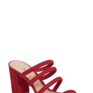 Women's Schutz Felisa Block Heel Sandal, Size 6 M - Red