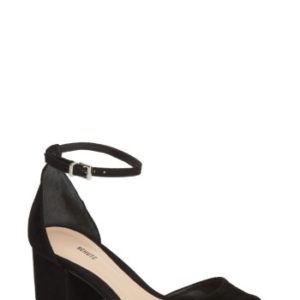 Women's Schutz Roama Block Heel Sandal, Size 6 M - Black