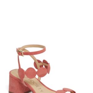 Women's Sole Society Shea Block Heel Sandal, Size 5.5 M - Pink