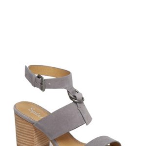 Women's Splendid Faron Block Heel Sandal, Size 5.5 M - Grey