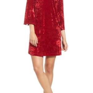 Women's Taylor Dresses Crushed Velvet Choker Dress