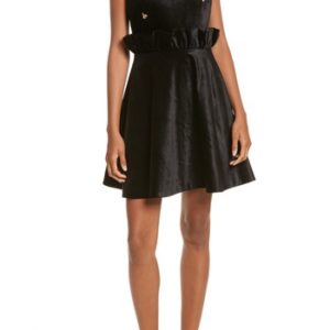 Women's Ted Baker London Queen Bee Ruffle Waist Dress