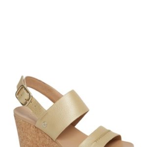 Women's Ugg Elena Ii Metallic Platform Wedge Sandal