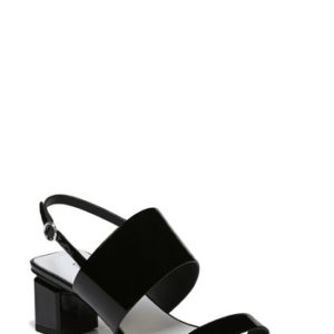 Women's Via Spiga Forte Block Heel Sandal, Size 6 M - Black