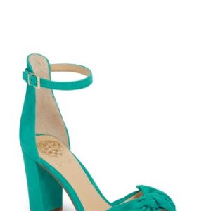 Women's Vince Camuto Carrelen Block Heel Sandal, Size 5 M - Blue/green