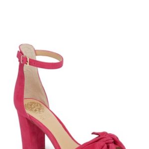 Women's Vince Camuto Carrelen Block Heel Sandal, Size 5.5 M - Pink