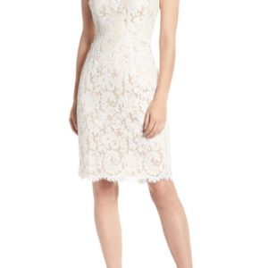 Women's Vince Camuto Illusion Lace Sheath Dress