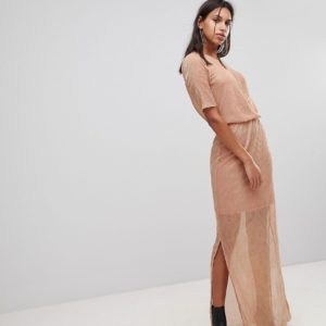 Y.A.S Twinkle Ezra Maxi Dress - Pink