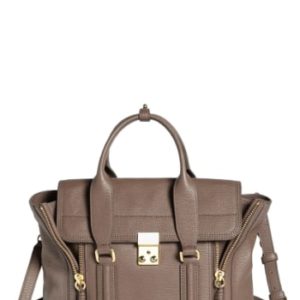 3.1 Phillip Lim 'Medium Pashli' Shark Embossed Leather Satchel -