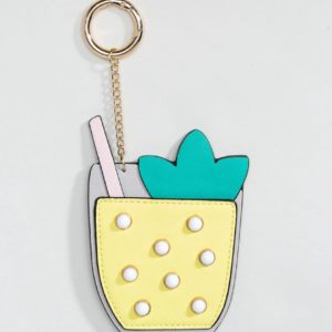 ASOS Cocktail Bag Charm Keychain - Multi