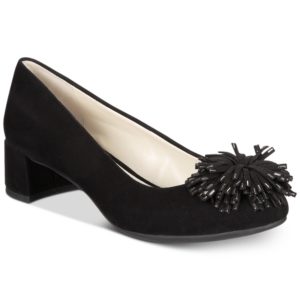 Anne Klein Happy Block-Heel Pumps