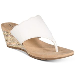 Bandolino Sarita Slip-On Wedge Sandals Women's Shoes