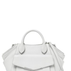 Botkier Vivi Calfskin Leather Satchel - White