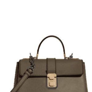 Bottega Veneta Medium Piazza Top Handle Bag - Grey