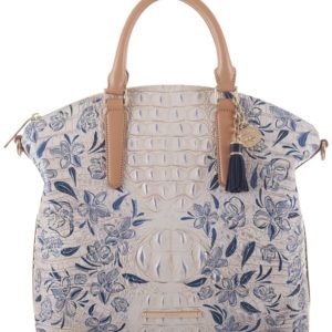 Brahmin Indigo Palaminto Satchel