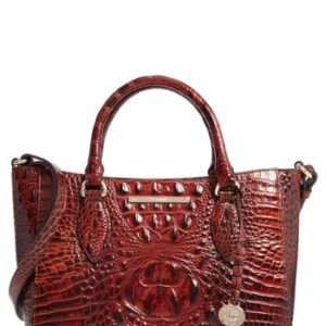 Brahmin Melbourne - Small Lena Leather Satchel - Brown