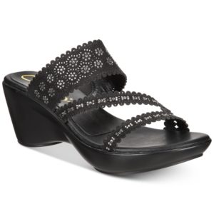 Callisto Tyler Embellished Slide Wedge Sandals, Created for Macy's Women's Shoes