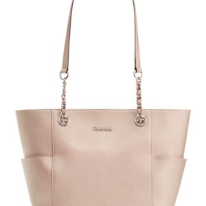 Calvin Klein Hayden Saffiano Leather Tote