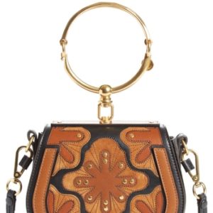 Chloe Small Nile Calfskin Leather Bracelet Bag -