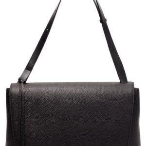 Dagne Dover Simone Leather Satchel - Black