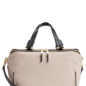 Danielle Nicole Mia Leather Satchel - Grey