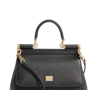 Dolce & gabbana Small Miss Sicily Leather Satchel -