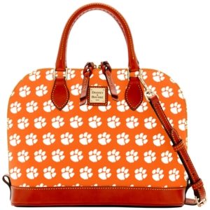 Dooney & Bourke Clemson Tigers Zip Zip Satchel