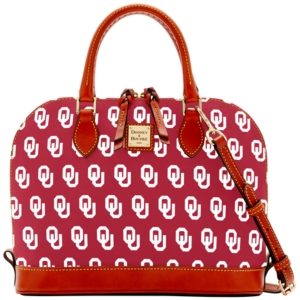 Dooney & Bourke Oklahoma Sooners Zip Zip Satchel