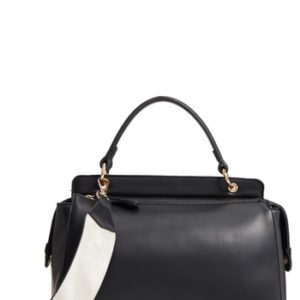 Emperia Jayleen Faux Leather Satchel - Black