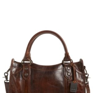 Frye 'Melissa' Washed Leather Satchel - Brown