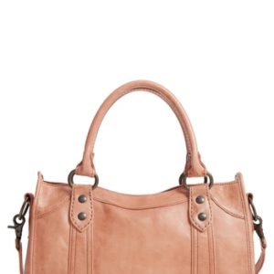 Frye 'Melissa' Washed Leather Satchel - Red