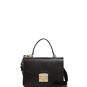 Furla Metropolis Top Handle Small Leather Satchel