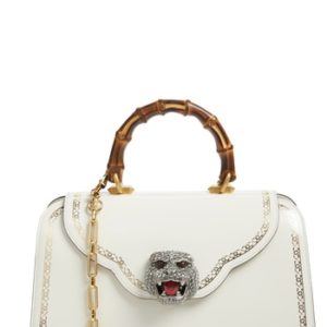 Gucci Thiara Medium Top Handle Bag - White