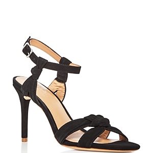 Halston Heritage Women's Melanie Suede Knotted High Heel Sandals