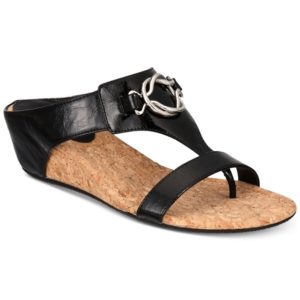 Impo Guevera Slip-On Thong Wedge Sandals Women's Shoes