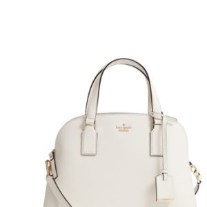 Kate Spade New York Cameron Street - Lottie Leather Satchel - White