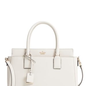 Kate Spade New York Cameron Street - Sally Leather Satchel - White